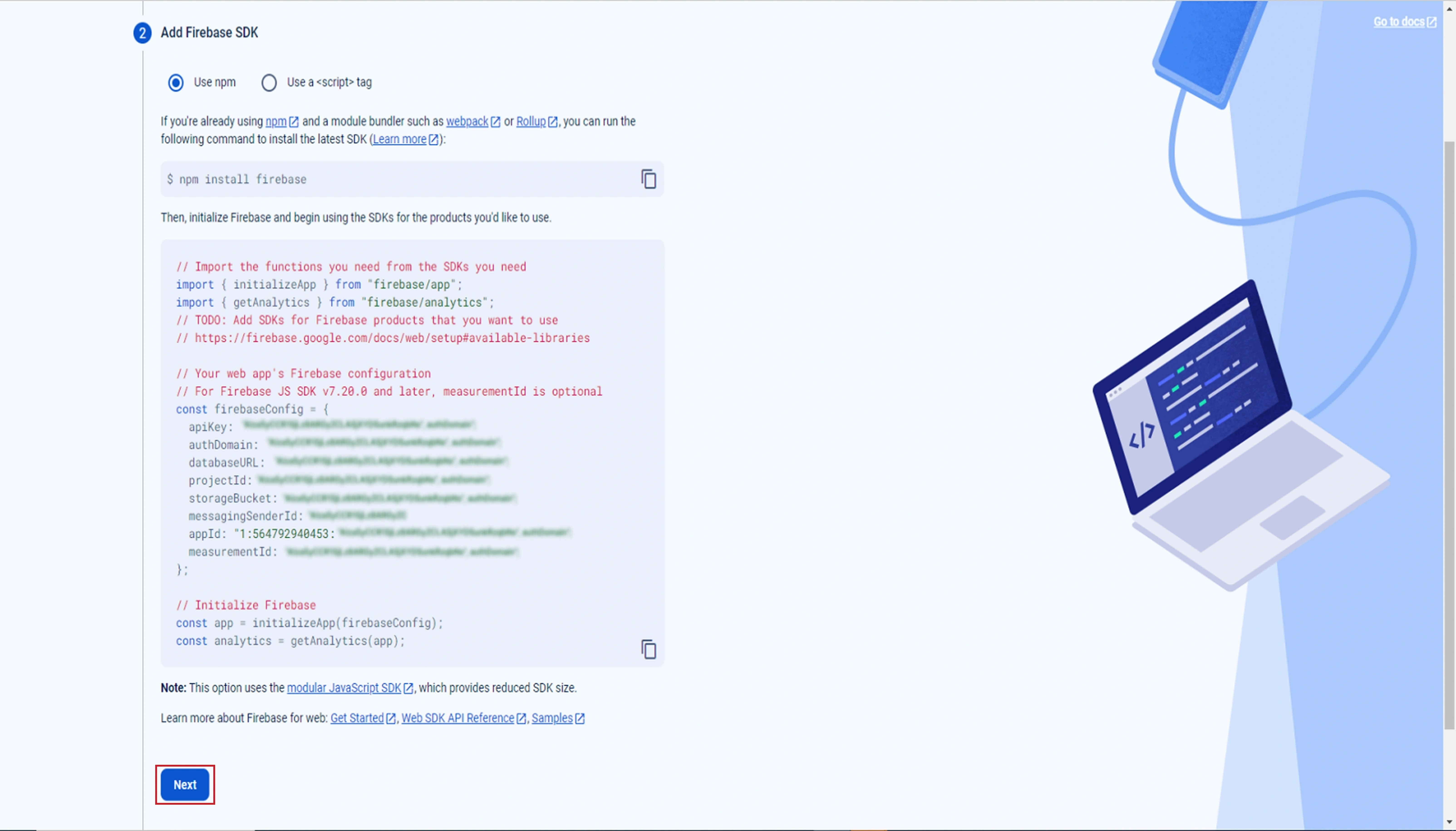 Add web app dialog2